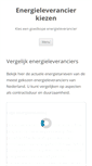 Mobile Screenshot of energieleverancierkiezen.com
