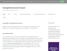 Tablet Screenshot of energieleverancierkiezen.com